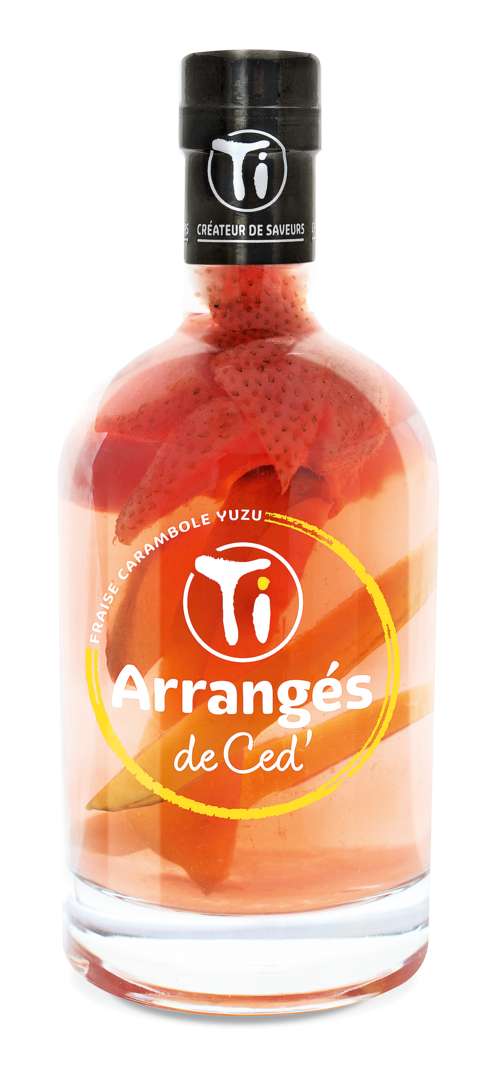 Image of Ti Arrangés de Ced' Rhum Fraise/ Carambole/ Yuzu