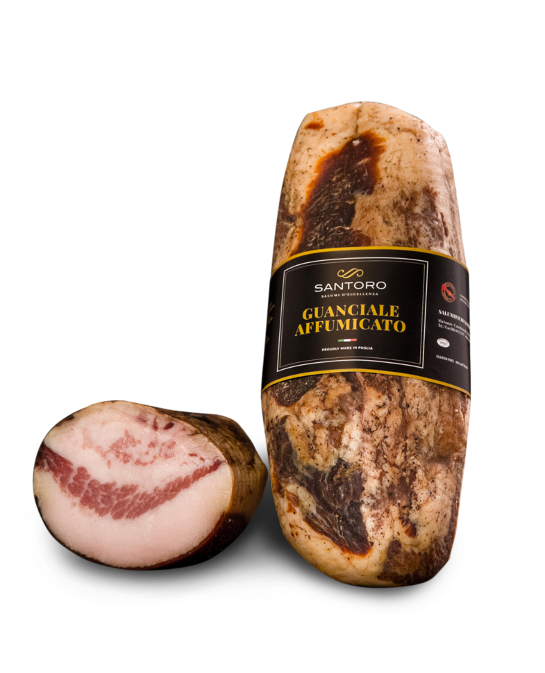 Image of Guanciale intero affumicato, luftgetrockneter Speck vom Schwein