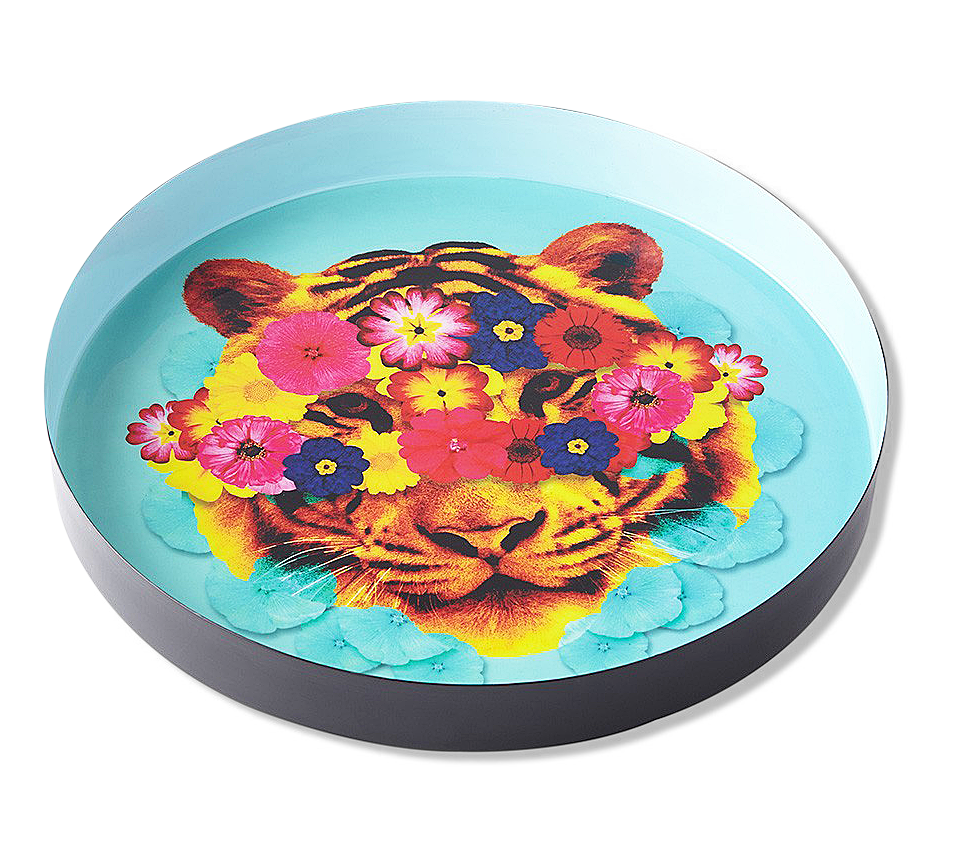 Tablett Tiger rund Curiosito Tablett Tiger rund Curiosito