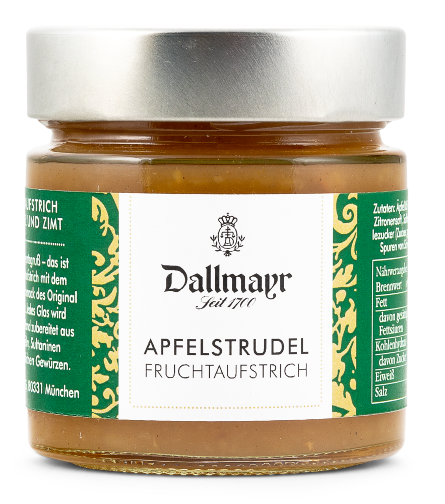 Apfelstrudel Fruchtaufstrich Dallmayr Apfelstrudel Fruchtaufstrich Dallmayr