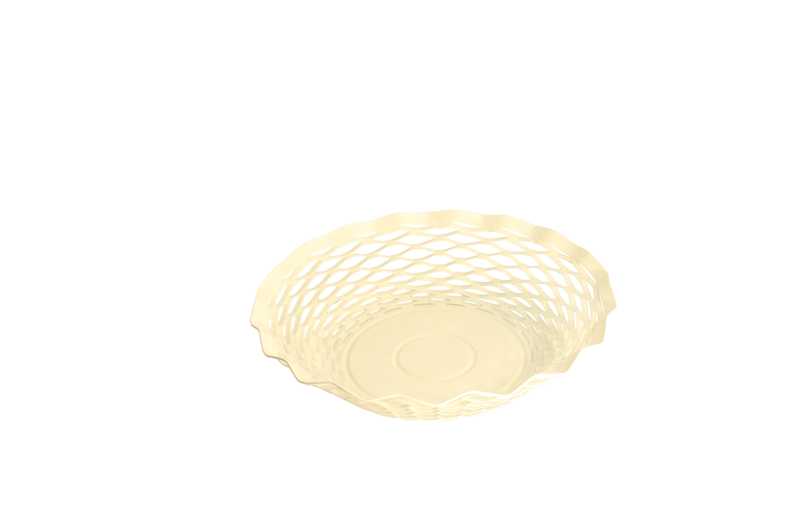 Image of Brotkorb geflochten creme
