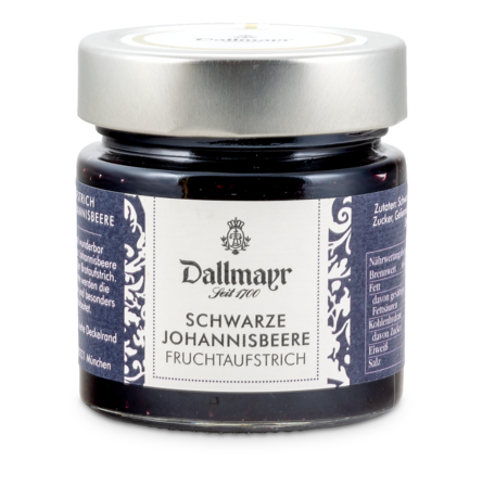 Image of Fruchtaufstrich schwarze Johannisbeere Dallmayr