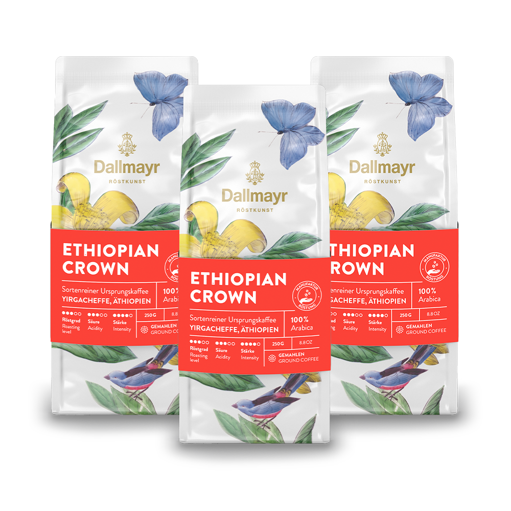 Röstkunst Ethiopian Crown 3 x 250g gemahlen