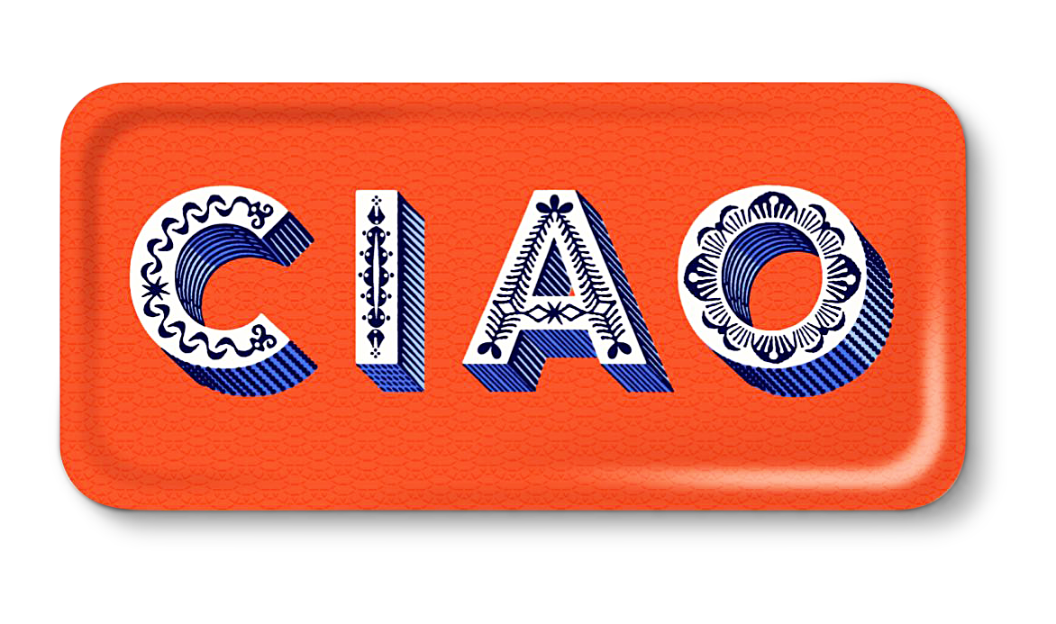 Image of Tablett CIAO orange