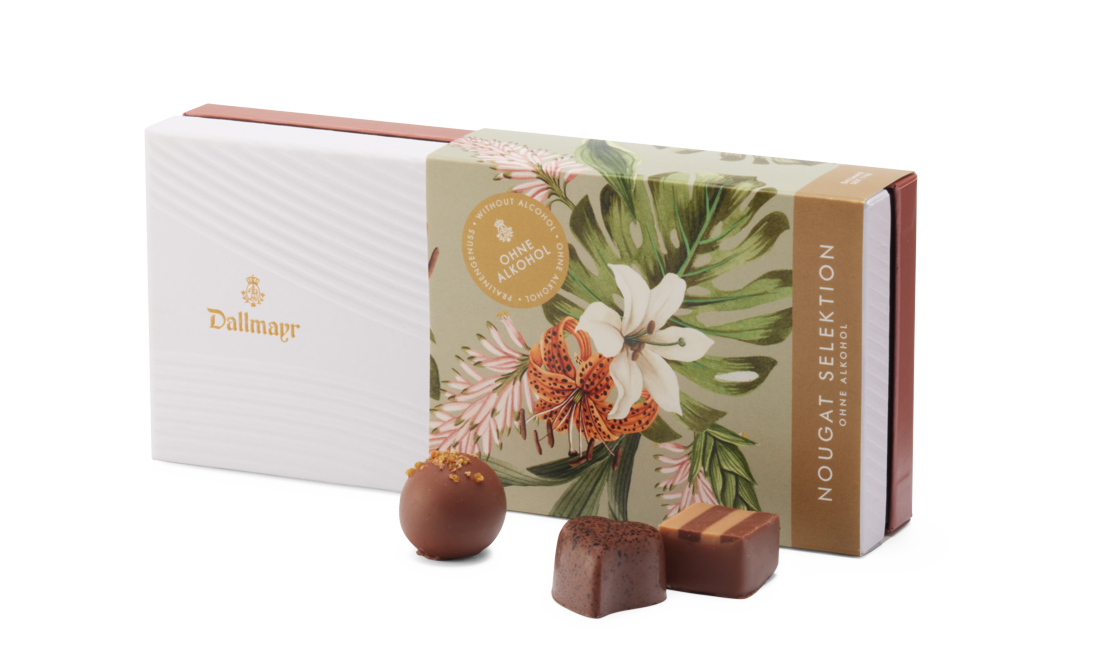 Image of Pralinen "Nougat Selektion" alkoholfrei Dallmayr