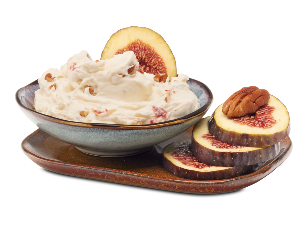 Frischkäse, Pecannuss, Feige mind. 66% Fett i. Tr.