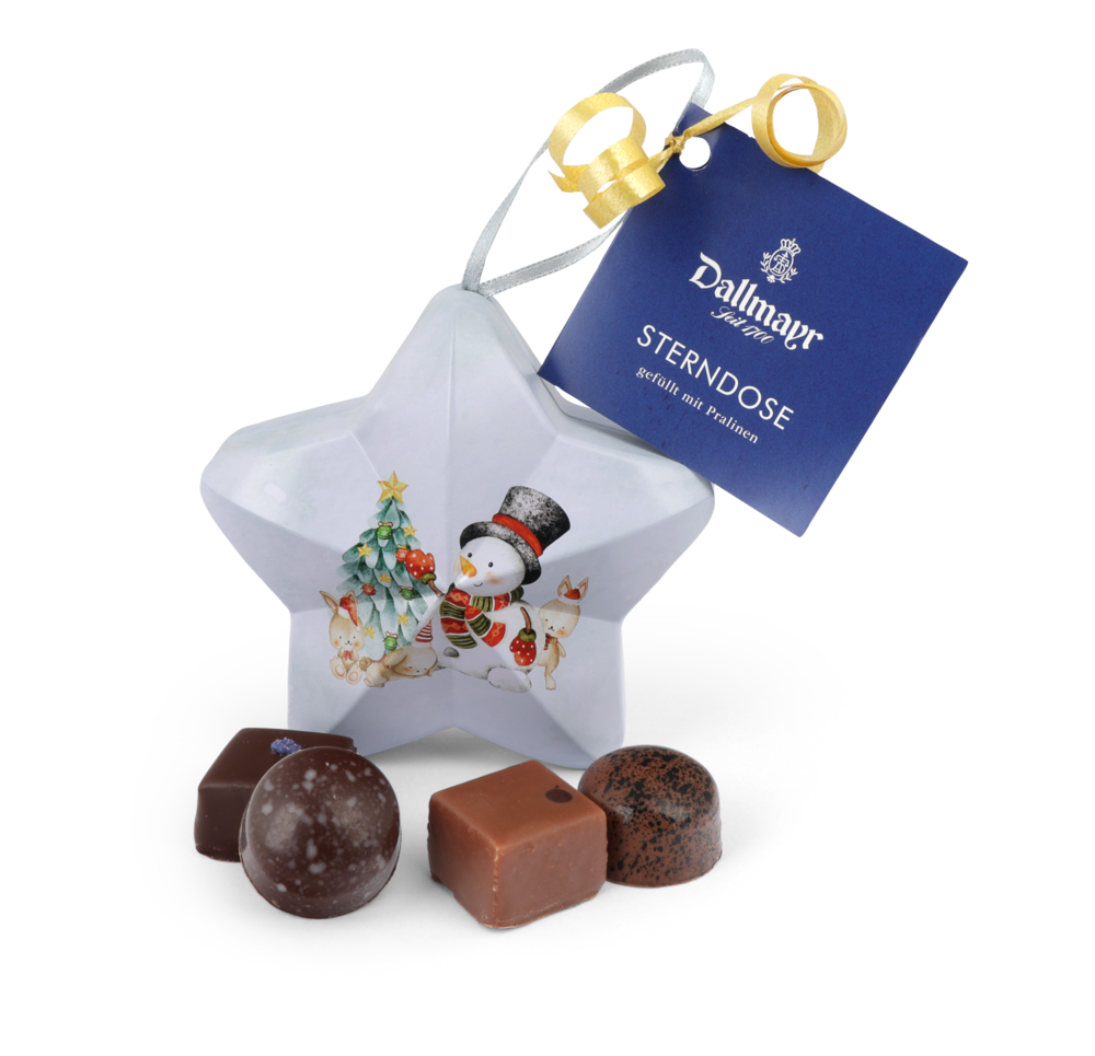 Sterndose mit Pralinen Dallmayr Sterndose mit Pralinen Dallmayr