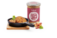 Semmelknödel mit Speck im Glas