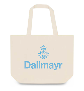 Tasche blau "Coffee is always the answer"