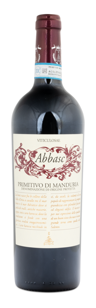 2022 Primitivo di Manduria DOP Abbasc 2022 Primitivo di Manduria DOP Abbasc