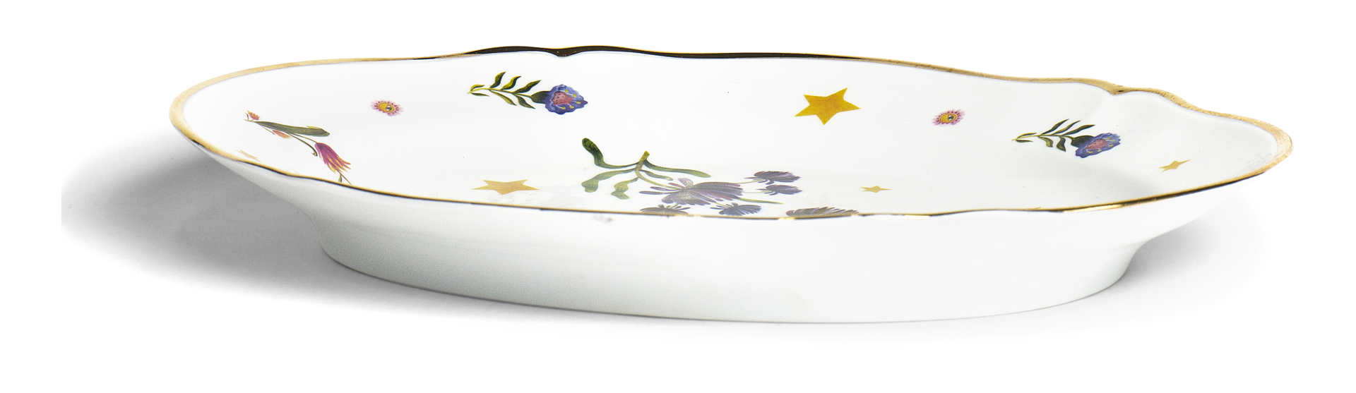 Platte oval Floral Bitossi 34cm Platte oval Floral Bitossi 34cm