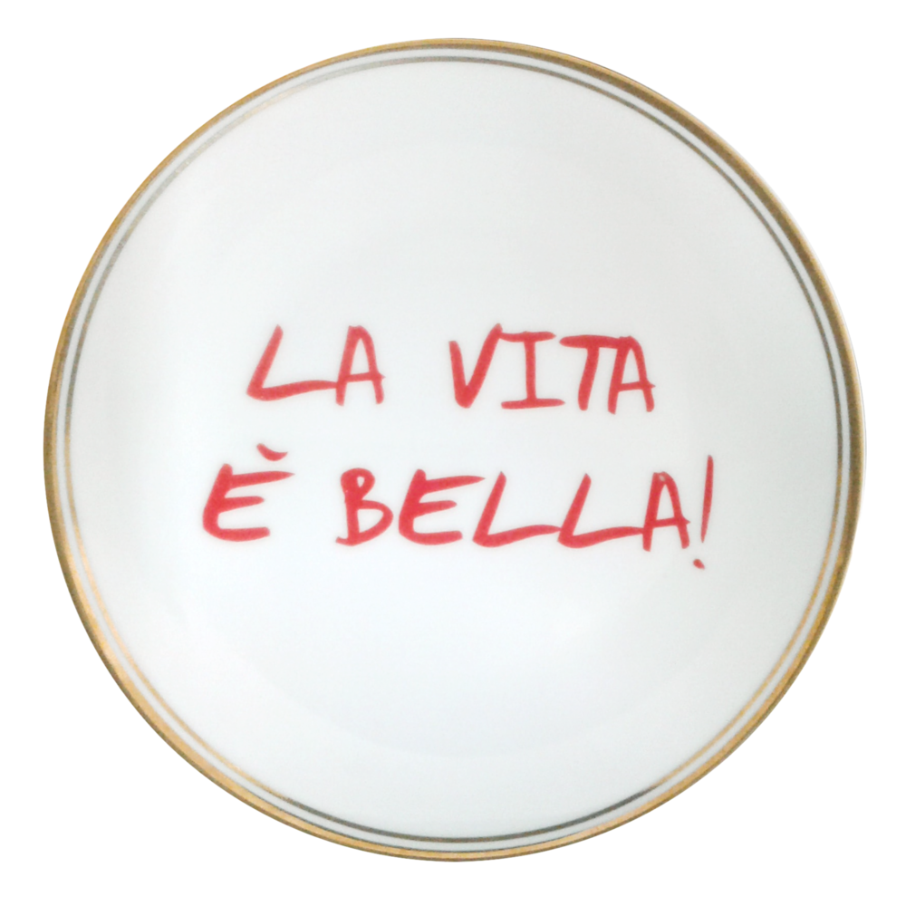 Teller klein La Vita è bella Bitossi 17cm Teller klein La Vita è bella Bitossi 17cm