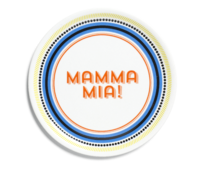 Pizzateller Mamma Mia Bitossi 32cm