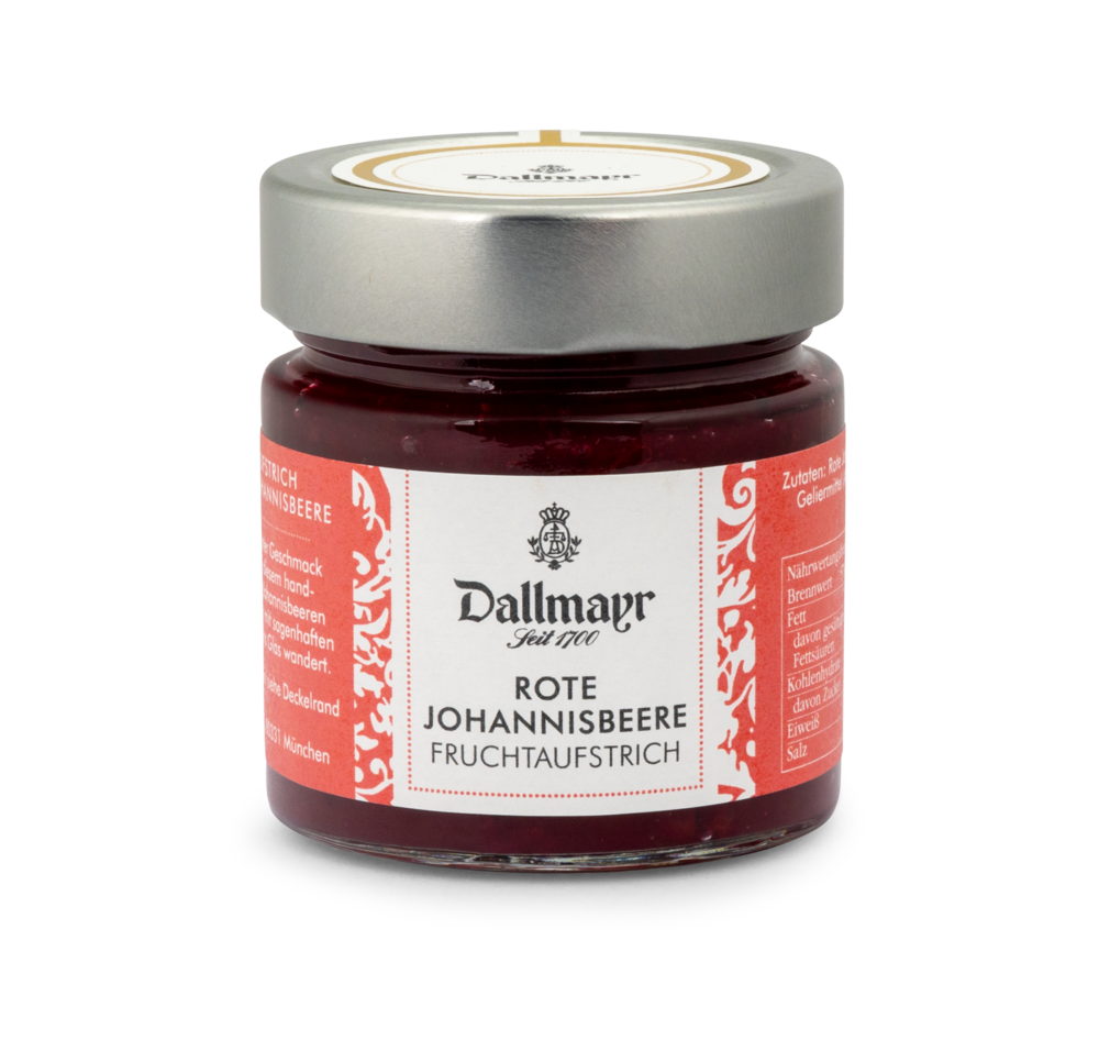 Rote Johannisbeere Fruchtaufstrich Dallmayr Rote Johannisbeere Fruchtaufstrich Dallmayr