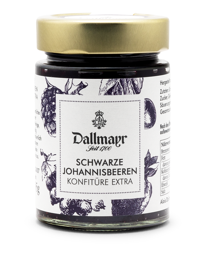 Image of Schwarze Johannisbeerenkonfitüre extra Dallmayr