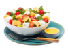 Sommersalat Melone, Tomate mit Limettendressing Sommersalat Melone, Tomate mit Limettendressing