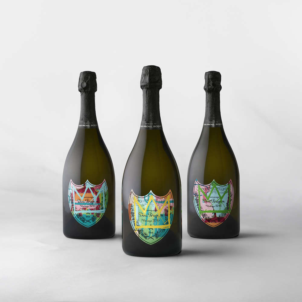 Dom Pérignon Vintage 2015 Jean-Michel Basquiat Special Edition 3er Set Dom Pérignon Vintage 2015 Jean-Michel Basquiat Special Edition 3er Set