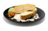 Lachs im Blätterteig, Weißwein Sauce Lachs im Blätterteig, Weißwein Sauce