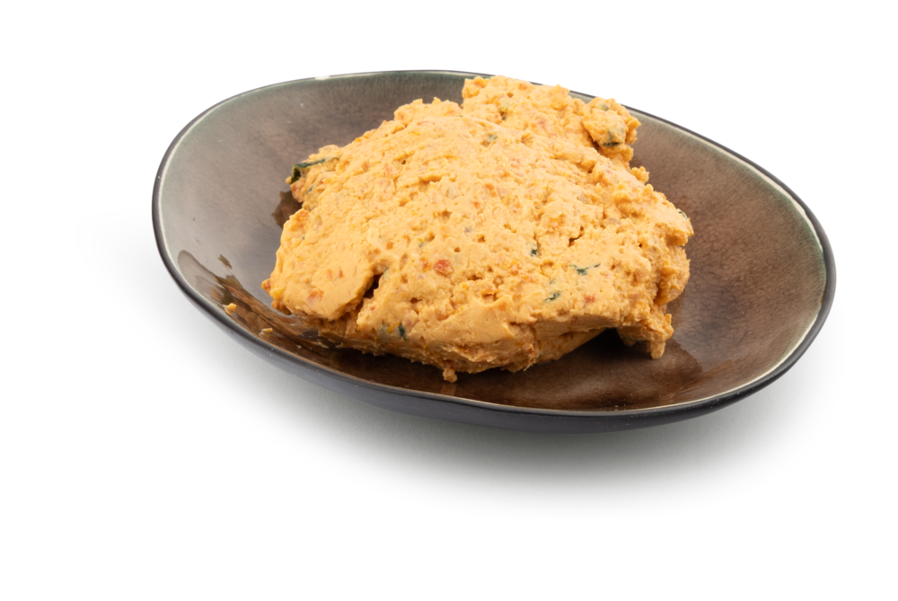 Frischkäse mit getrockneten Tomaten past. mind. 65% Fett i. Tr. Frischkäse mit getrockneten Tomaten past. mind. 65% Fett i. Tr.