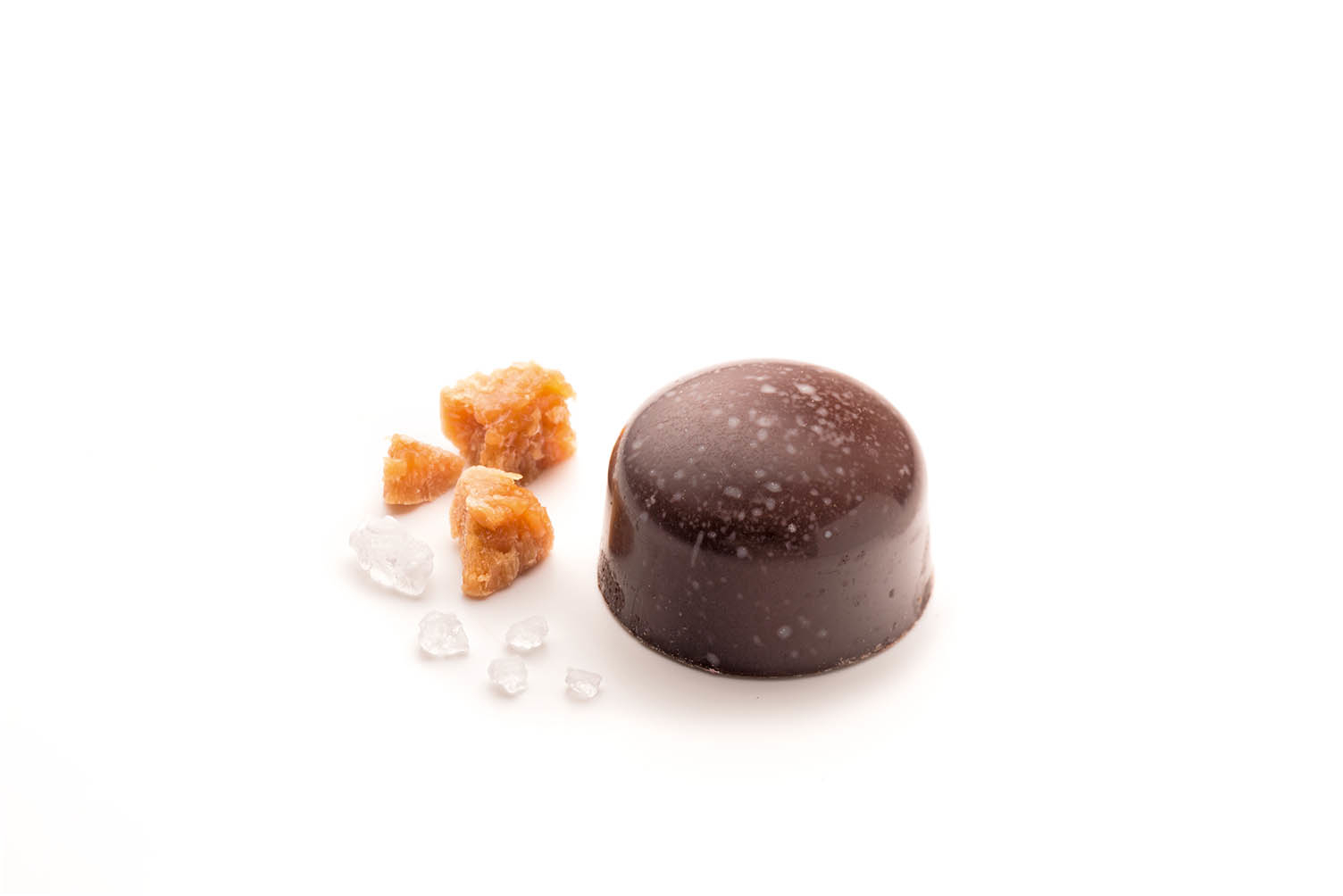 Karamelltrüffel mit fleur de sel