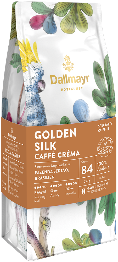 Röstkunst Golden Silk Caffè Créma 250g ganze Bohne Röstkunst Golden Silk Caffè Créma 250g ganze Bohne