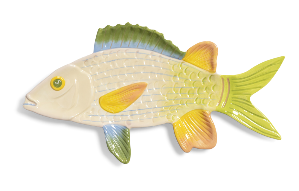Teller Fisch Snapper 31.5 x 13 x 2cm Teller Fisch Snapper 31.5 x 13 x 2cm