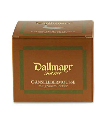 Gänselebermousse mit grünem Pfeffer Dallmayr Gänselebermousse mit grünem Pfeffer Dallmayr
