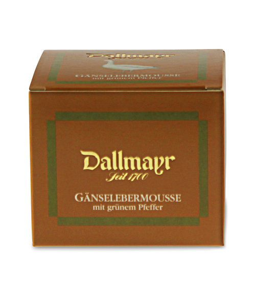 Gänselebermousse mit grünem Pfeffer Dallmayr Gänselebermousse mit grünem Pfeffer Dallmayr