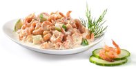 Nordseekrabbe, Gurke, Dill Nordseekrabbe, Gurke, Dill