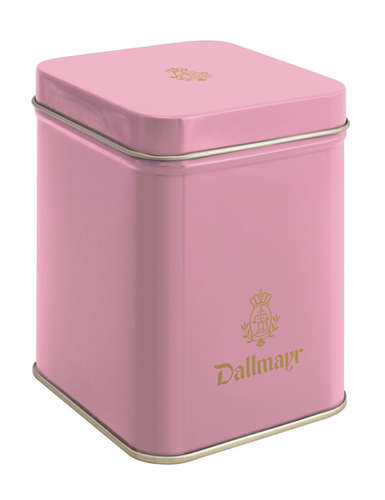 Teedose leer, altrosa Dallmayr Logo, Inhalt 100g Teedose leer, altrosa Dallmayr Logo, Inhalt 100g