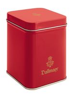 Teedose leer, rot Dallmayr Logo, Inhalt 50g Teedose leer, rot Dallmayr Logo, Inhalt 50g