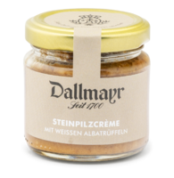 Steinpilzcreme mit weißem Alba-Trüffel Steinpilzcreme mit weißem Alba-Trüffel