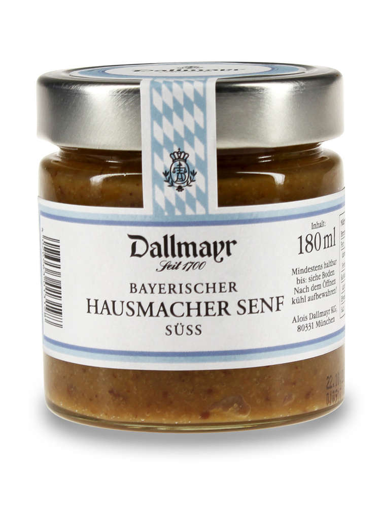 Bayerischer Hausmacher Senf süß Dallmayr Bayerischer Hausmacher Senf süß Dallmayr