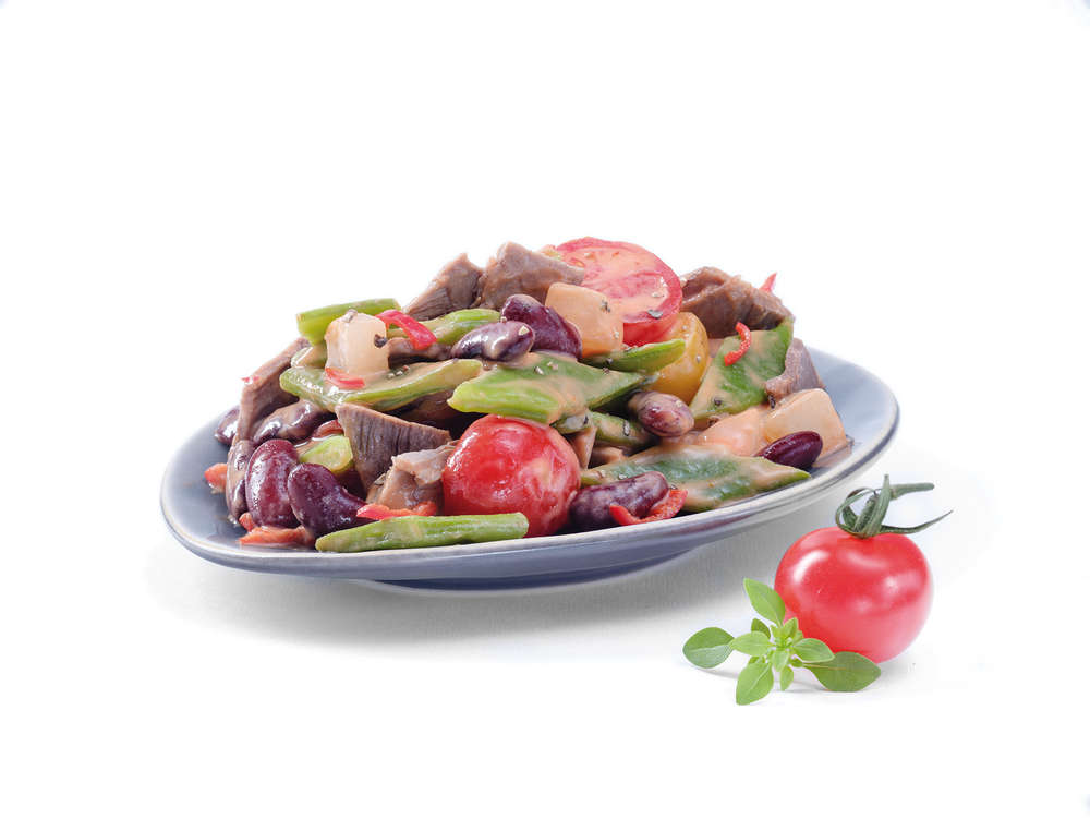 Rindfleisch, Bohne, Tomate Rindfleisch, Bohne, Tomate