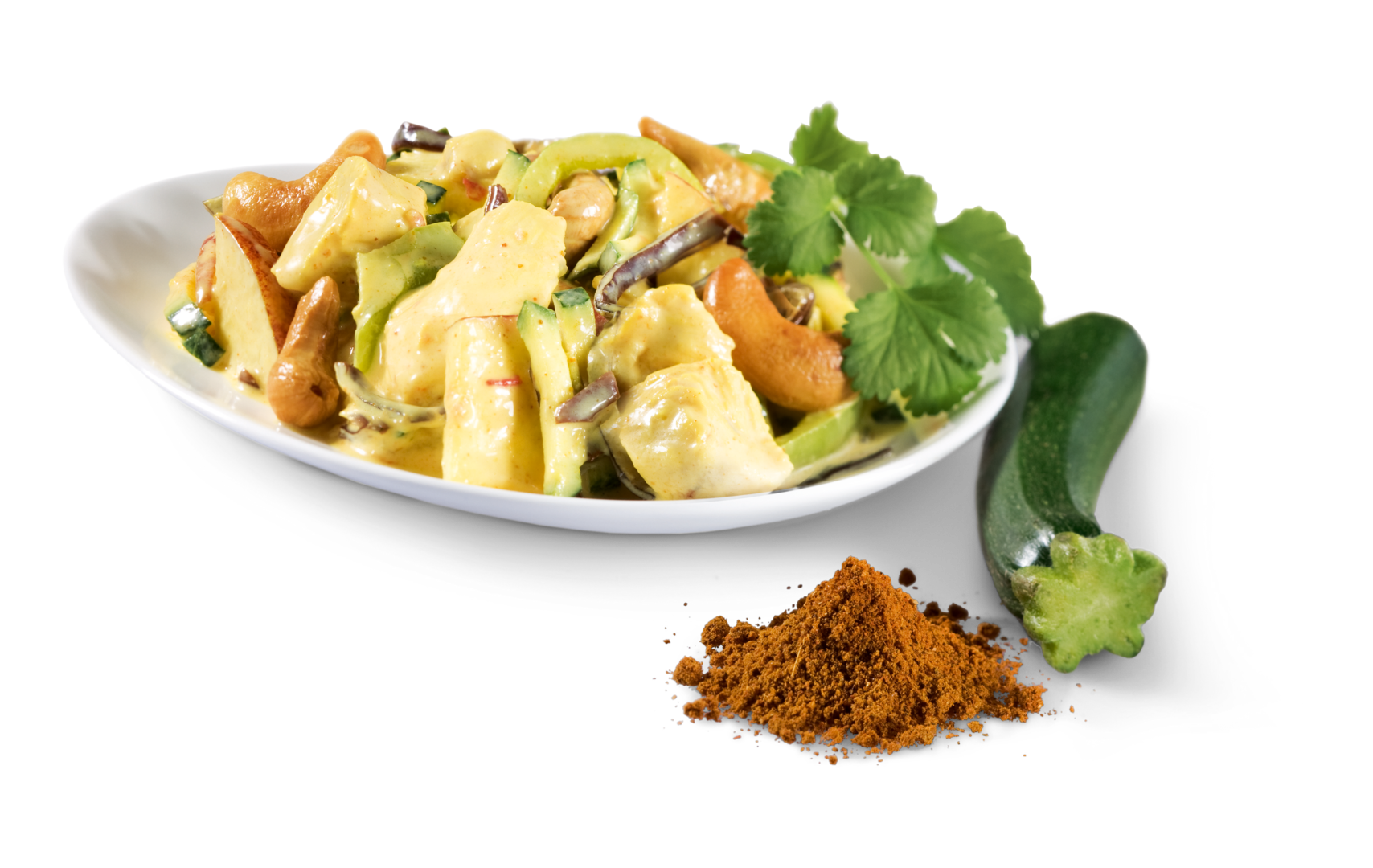 Image of Huhn, Curry, Zucchini