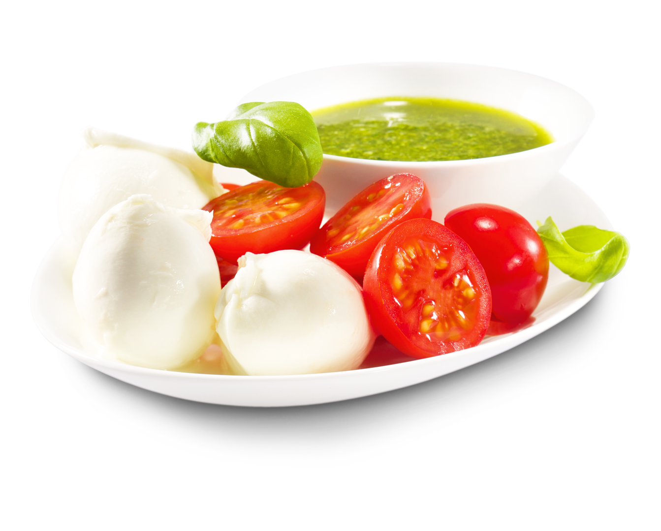 Image of Büffelmozzarella, Tomate, Pesto
