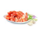 King Prawns, Knoblauch, Olivenöl King Prawns, Knoblauch, Olivenöl