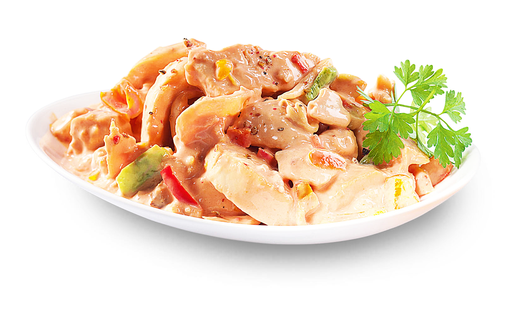 Image of Huhn, Mandarine, Paprika