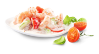 Garnele, Tomate, Joghurt