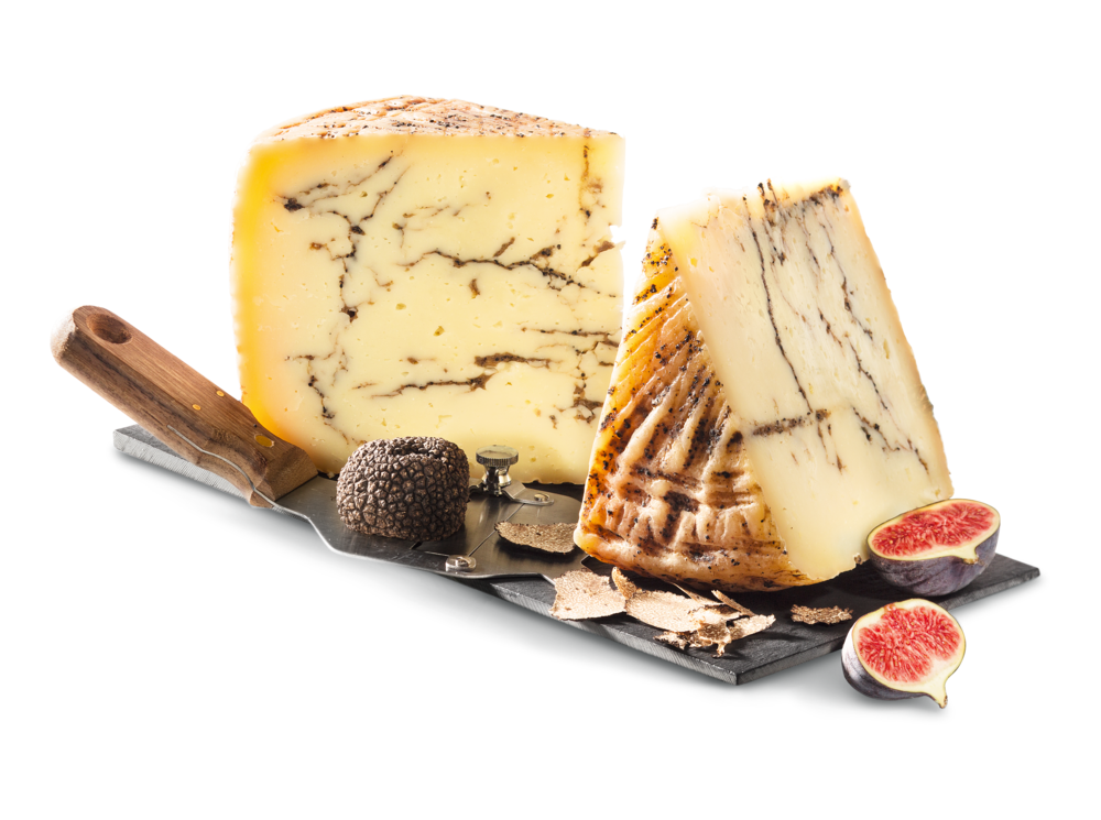 Pecorino mit Trüffel Past. mind. 50% Fett i. Tr. Pecorino mit Trüffel Past. mind. 50% Fett i. Tr.