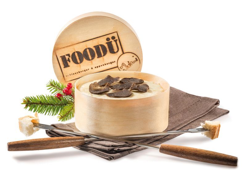 Käsefondue mit Trüffel Käsefondue mit Trüffel