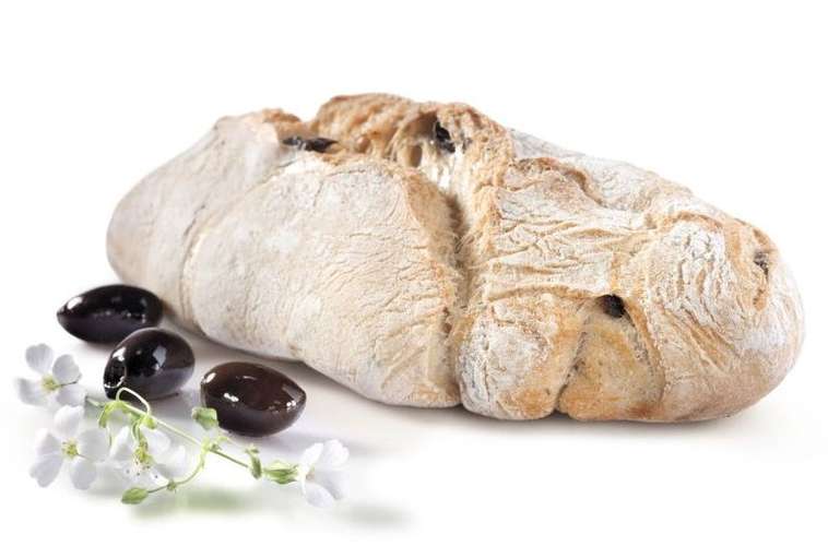 Ciabatta mit Oliven Ciabatta mit Oliven