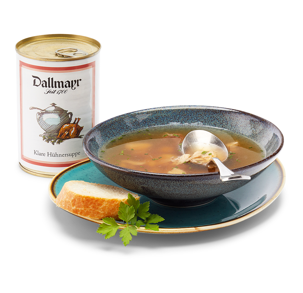 Klare Hühnersuppe Klare Hühnersuppe