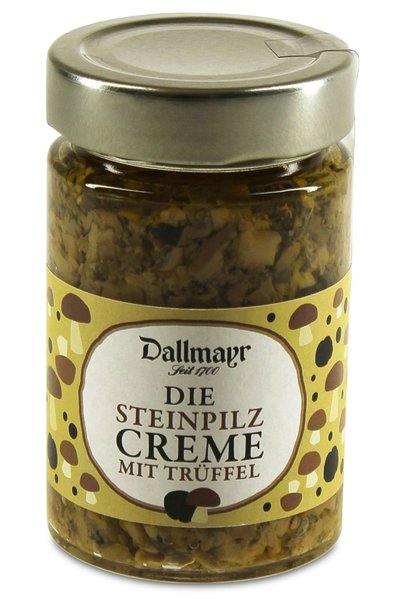 Die Steinpilzcreme mit Trüffel Dallmayr Die Steinpilzcreme mit Trüffel Dallmayr