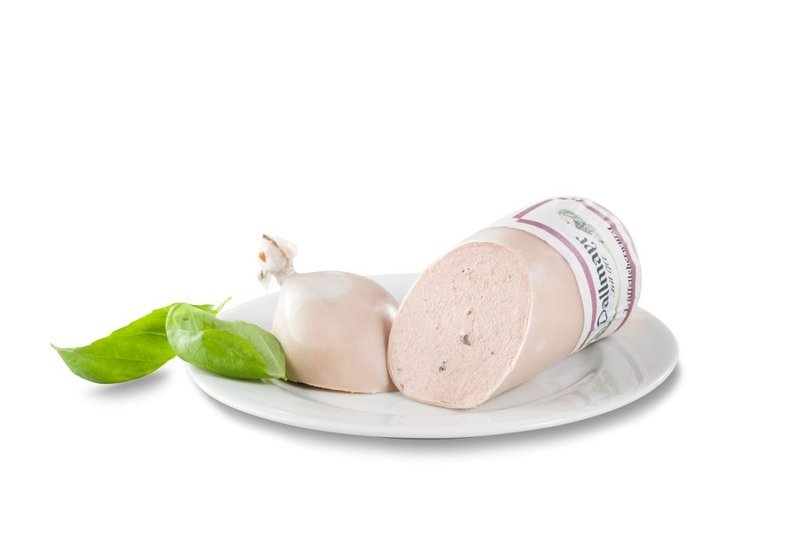 Trüffelleberwurst, klein im Stück