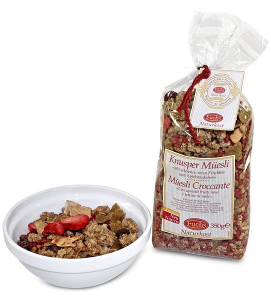 Knusper Müsli mit roten Früchten Knusper Müsli mit roten Früchten