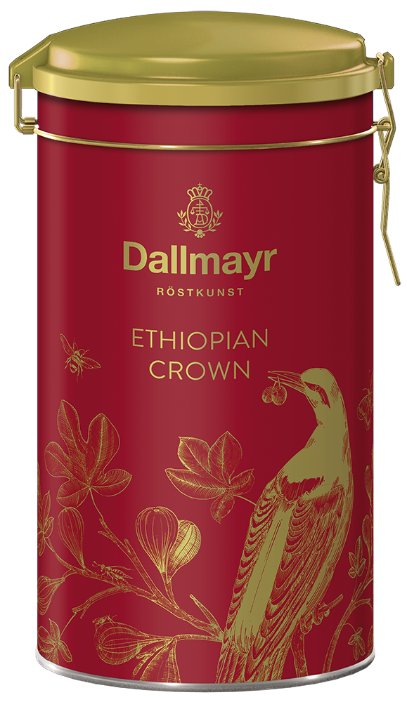 Ethiopian Crown Schmuckdose rot gemahlen