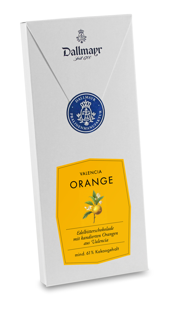 Image of Edelbitterschokolade mit Valencia Orange Dallmayr