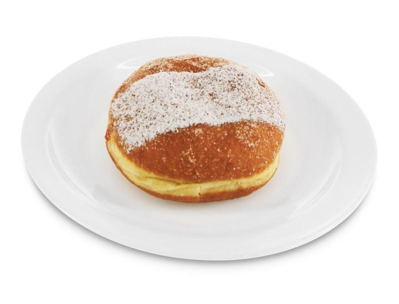 Hagebuttenkrapfen gepudert Hagebuttenkrapfen gepudert
