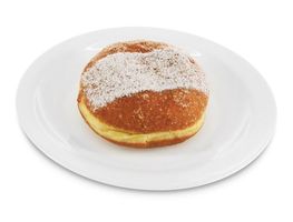 Hagebuttenkrapfen gepudert Hagebuttenkrapfen gepudert